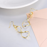 Infinity Earrings Best Selling Silver Drop Shipping Small Moq Earrings