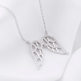 Protect Wings Women Story Necklace Silver Wholesale Design