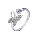 butterfly open ring