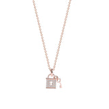 key lock pendant necklace