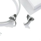 925 Sterling Silver Large Toothless Elephant  Charm For Bracelet  Fashion Jewelry For Women or Men