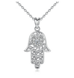 Hamas Hand Of Fatima Pendant Necklace