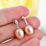 New Arrival Rhinestone And CZ Pearl Earring Mounting Design