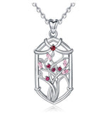 PinK Tree of life Pendant Necklace