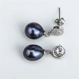 Party Jewelry Earrings Big Pearl Earring Mounting Earrings for Women