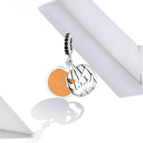 925 Sterling Silver Mysterious Evil Pumpkin Charm For Bracelet  Fashion Jewelry For Halloween