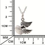 Heart Wings Necklace Elegant Trendy Fashionable Gift Accessory Necklace