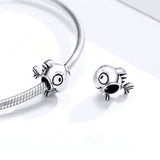 925 Sterling Silver Cute Clownfish Charm Precious Jewelry For Women Fit DIY Bracelet