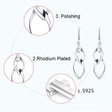 European tassel earrings s925 sterling silver jewelry ear twist long earring creative earrings