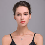 S925 Sterling Silver Fashion Personality Micro-Inlaid Zircon Vortex Earrings Jewelry Cross-Border Special
