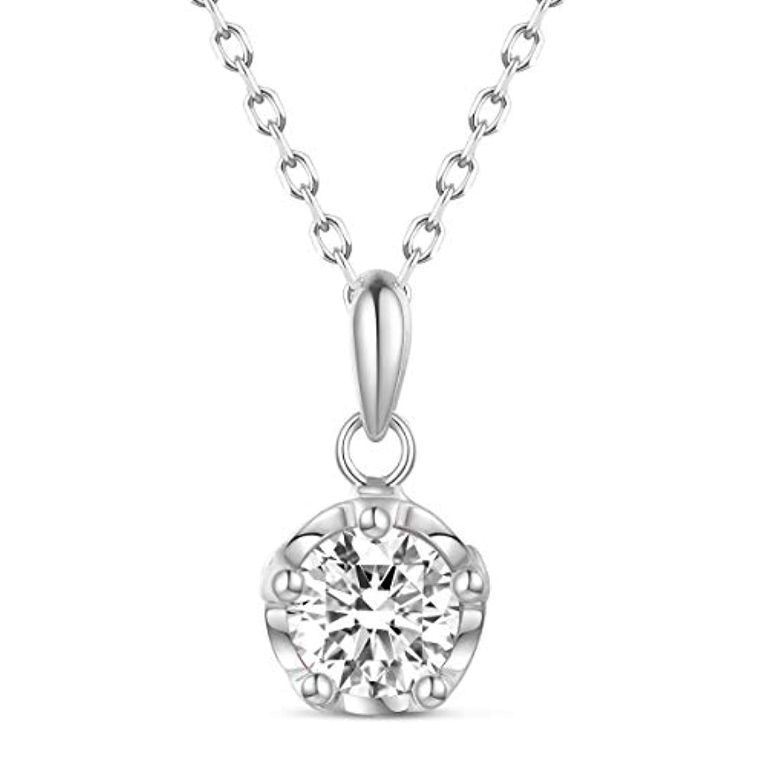 925 deals Sterling Silver Cubic Zircon Pendant for Women/Girls, US925P1184