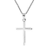 Silver Cross Pendant Necklace