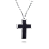 Silver Cross Necklace Urn Cremation Keepsake Memorial Pendant