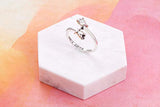 S925 Sterling Silver Rose Flower Retro And Old Ring Jewelry For Women