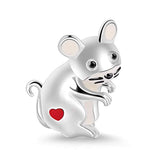 Silver Mouse Charm