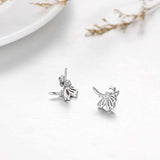 925 Sterling Silver Dragonfly Stud Earrings for Women Girls CZ Love Symbolization Dragonfly Gifts for Christmas Birthday Valentines Day