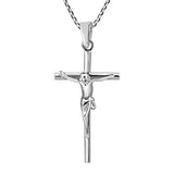 Silver Cross Pendants Necklace