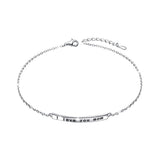 Silver MoM  Anklet Bracelets