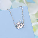 Mother Daughter Jewelry - 925 Sterling Silver Smart Elephant Bracelet