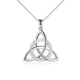 Luck Irish Celtic Knot Cross Necklace