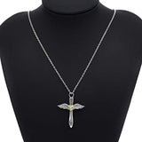 925 Sterling Silver Angel Wings  Pendant Memorial Necklace - Ashes Keepsake Cremation Jewelry