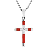 Silver Cross Pendant Necklace