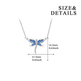 Dragonfly Gifts - Sterling Silver Dreamy Dragonfly Necklace - Dragonfly Jewelry Gifts for Her