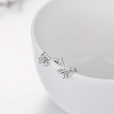 925 Sterling Silver Dragonfly Stud Earrings for Women Girls CZ Love Symbolization Dragonfly Gifts for Christmas Birthday Valentines Day