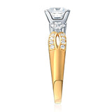 14k Yellow OR White Gold Wedding Engagement Ring For Ladies