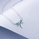 Dragonfly Gifts - Sterling Silver Dreamy Dragonfly Necklace - Dragonfly Jewelry Gifts for Her