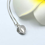 Angel Wings Cremation Jewelry 925 Sterling Silver Urn Necklace for Ashes