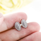 Regular zirconium stud earrings design beautiful simple earrings