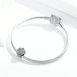 925 Sterling Silver Cute Pine Cone Charm For Bracelet Fashion Jewelry For Gift