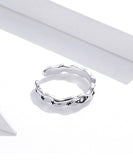 925 Sterling Silver Romantic Planet Adjustable Finger Ring Fashion Jewelry For Gift