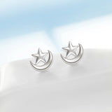 Star Moon Earrings Europe and the United States Handmade Temperament Earrings