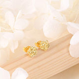 S925 Sterling Silver Rose Flower Earrings  Jewelry for Women