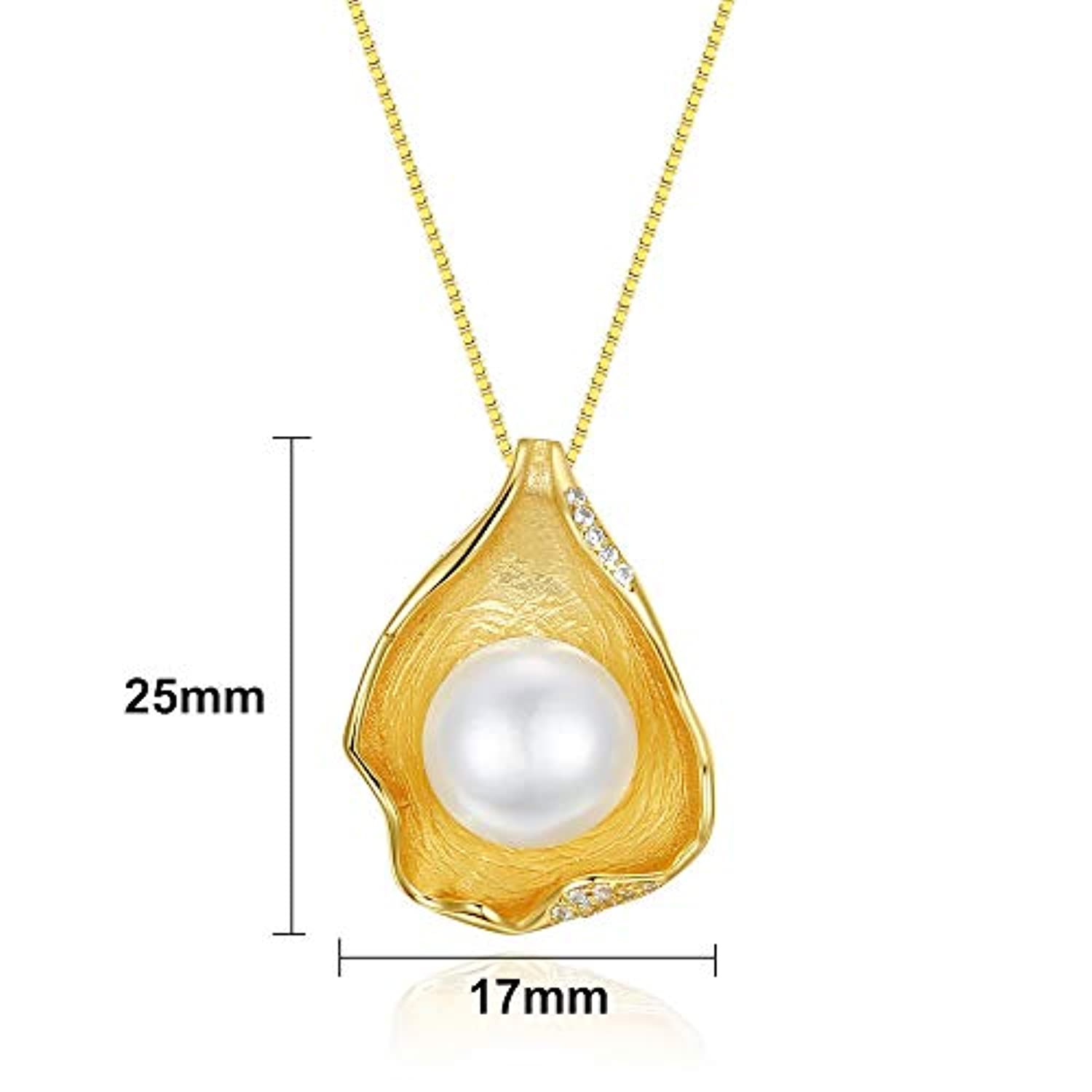 Jewelry  925 Sterling Silver Yellow Clover Mother Pearl Necklace
