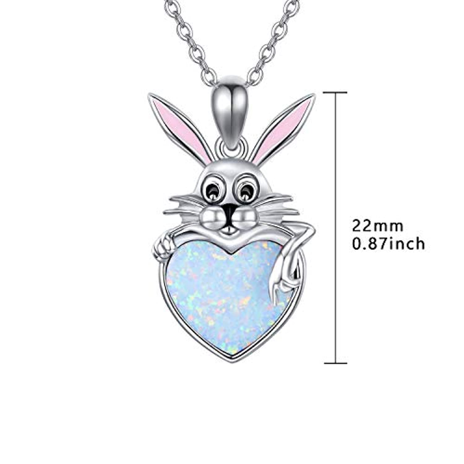 Silver Rabbit Necklace 