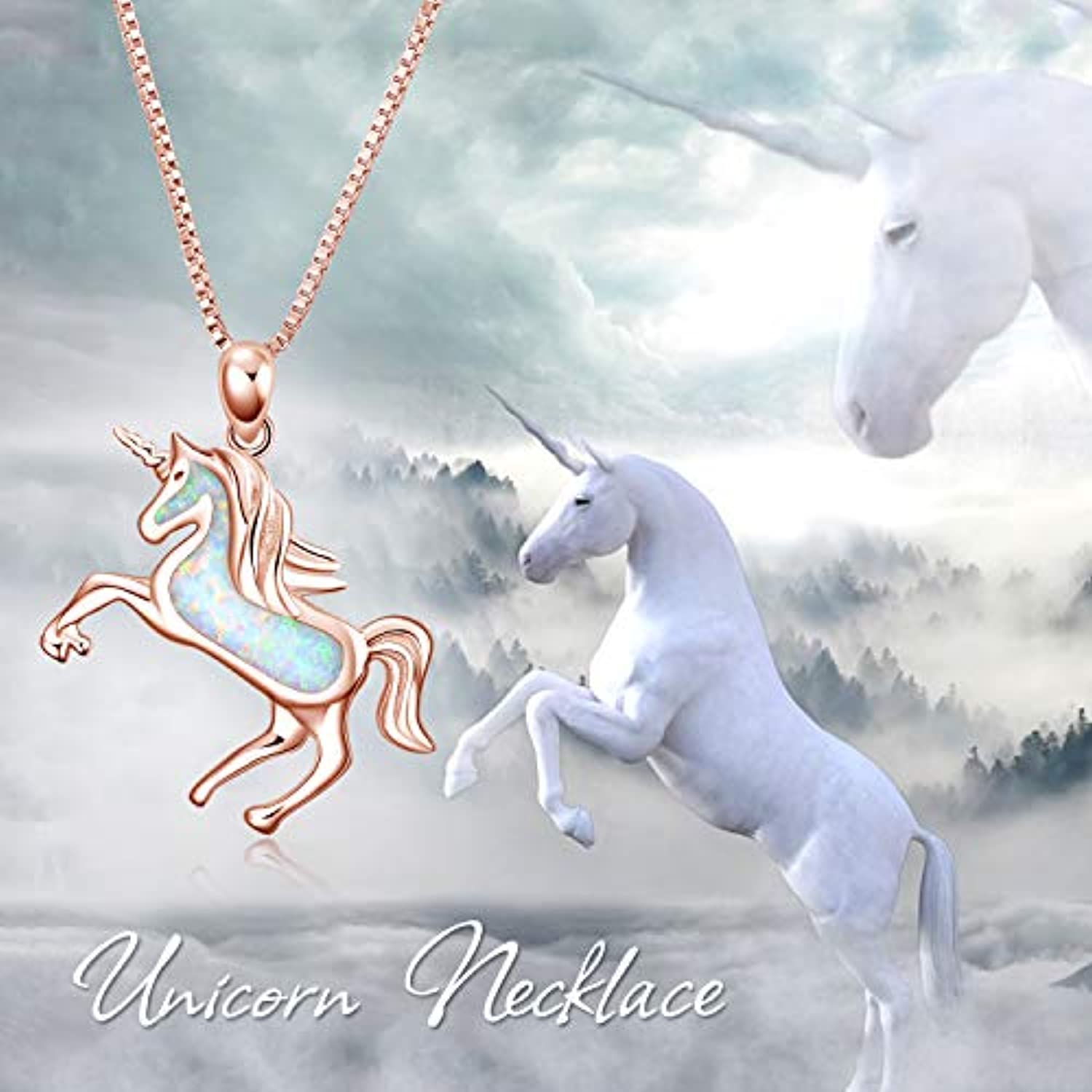 Unicorn Necklace Girl, Cute Necklaces Girls, Bee Necklace Women