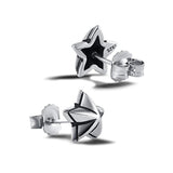 925 Sterling Silver Tiny Cute Starfish Stud Earrings Setting Cubic Zirconia CZ Trendy Jewelry Gifts for Women Girls