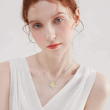 Wholesale  Heart Pendant Sunflower Jewelry 