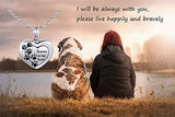 Sterling Silver Paw Print Urn Necklace Cremated Ashes Pendant Holder with Mini Pawprints For Women