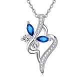 Silver Butterfly Necklace