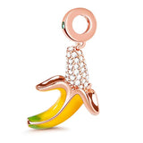 Silver  Banana Dangles Charm