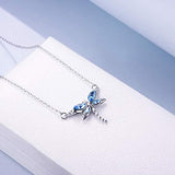 Dragonfly Gifts - Sterling Silver Dreamy Dragonfly Necklace - Dragonfly Jewelry Gifts for Her