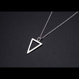 S925 Sterling Silver Pendant Necklace Long Chain