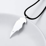 S925 Sterling Silver Pendant Necklace Long Chain