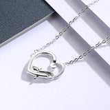 Cat Pendant Necklace for Women - 925 Sterling Silver Love Kitty Animal Jewelry,Gift for Women