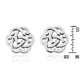 Celtic Knot 925 Sterling Silver Stud Earrings