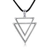 S925 Sterling Silver Pendant Necklace Long Chain